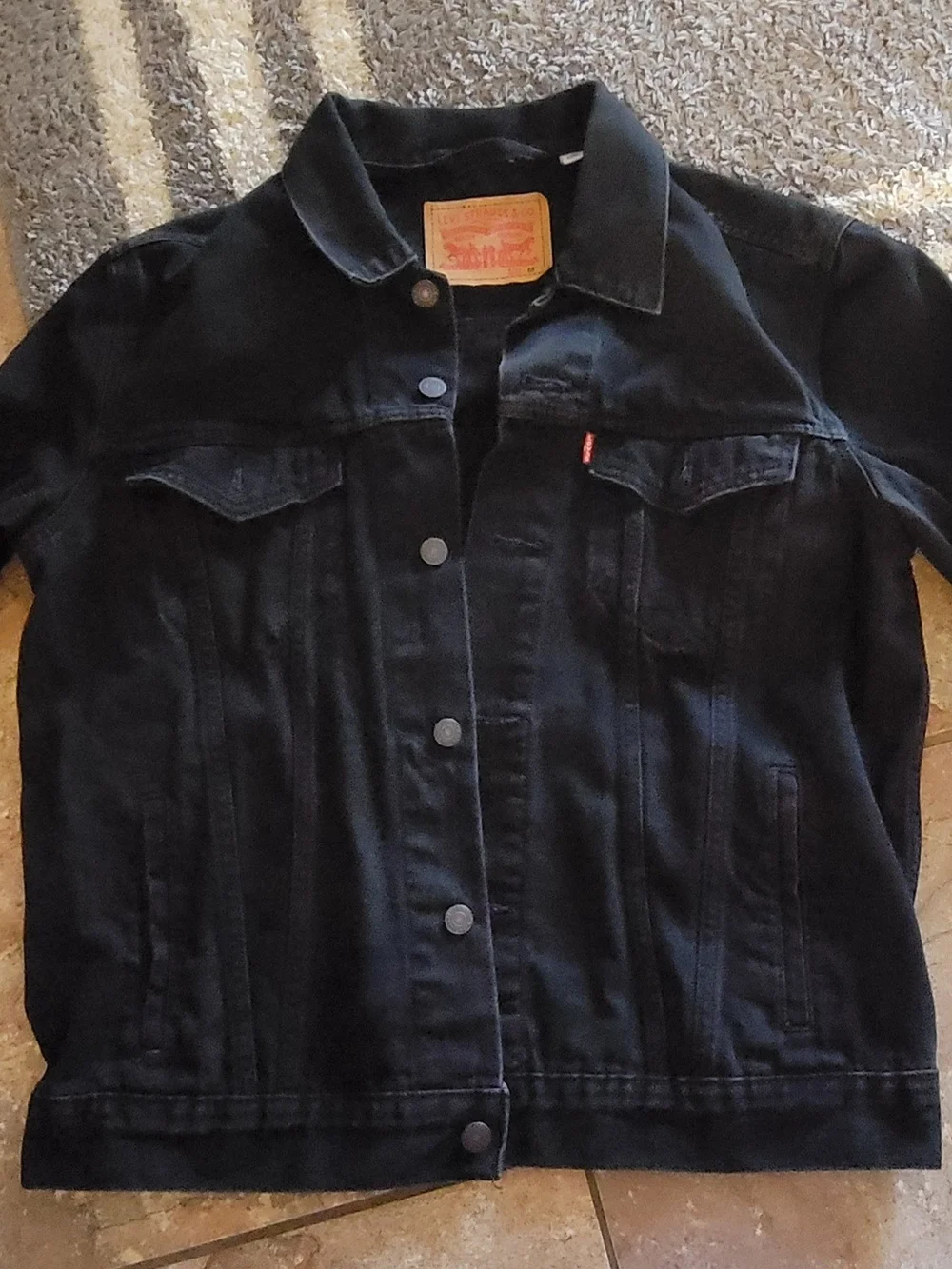 Levi's Black Denim Trucker Jacket
